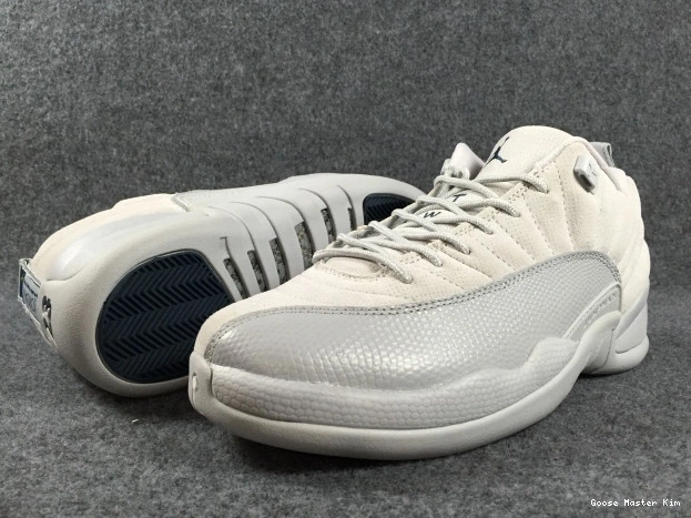 Grey 308317-002 Low Jordan Air 12 Suede 0604